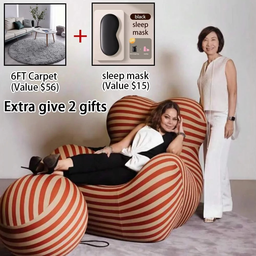 Light Luxury Modern Designer Lazy Sofa For Living Room