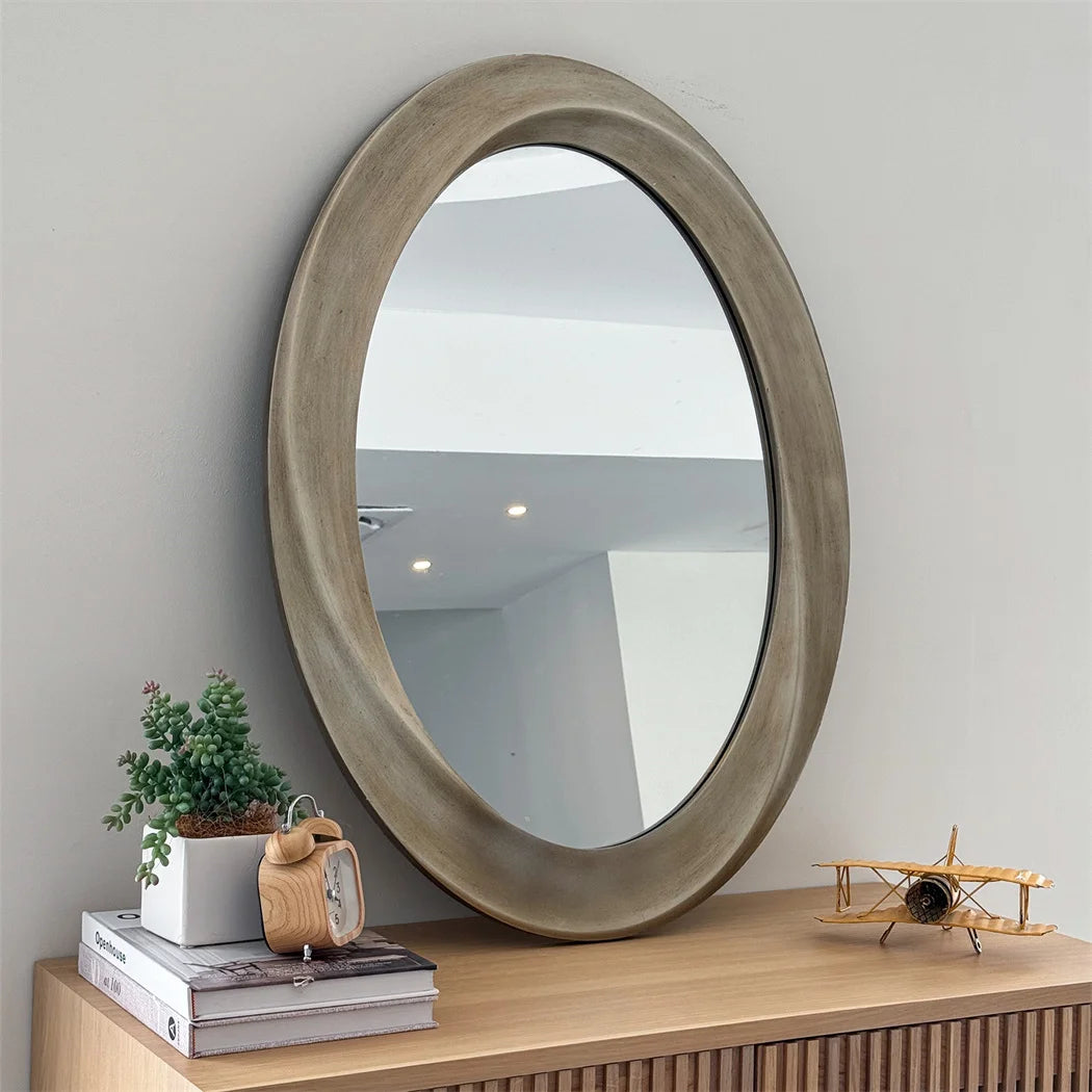 LUVODI Antique Baroque Gold Framed Wall Mirror Decor