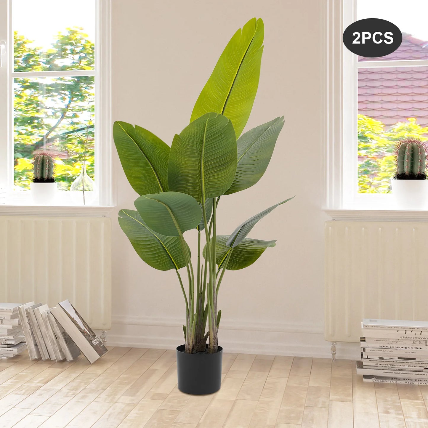 Sichuan Bonsai Artificial Potted Plants 2Pcs Floor Display