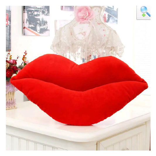 Guangdong Soft Lip Shaped Plush Throw Pillow Cushion For Girlfriend