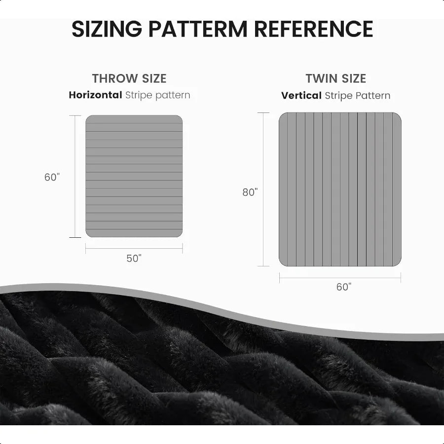 Guangdong Faux Fur Throw Blanket For Sofa