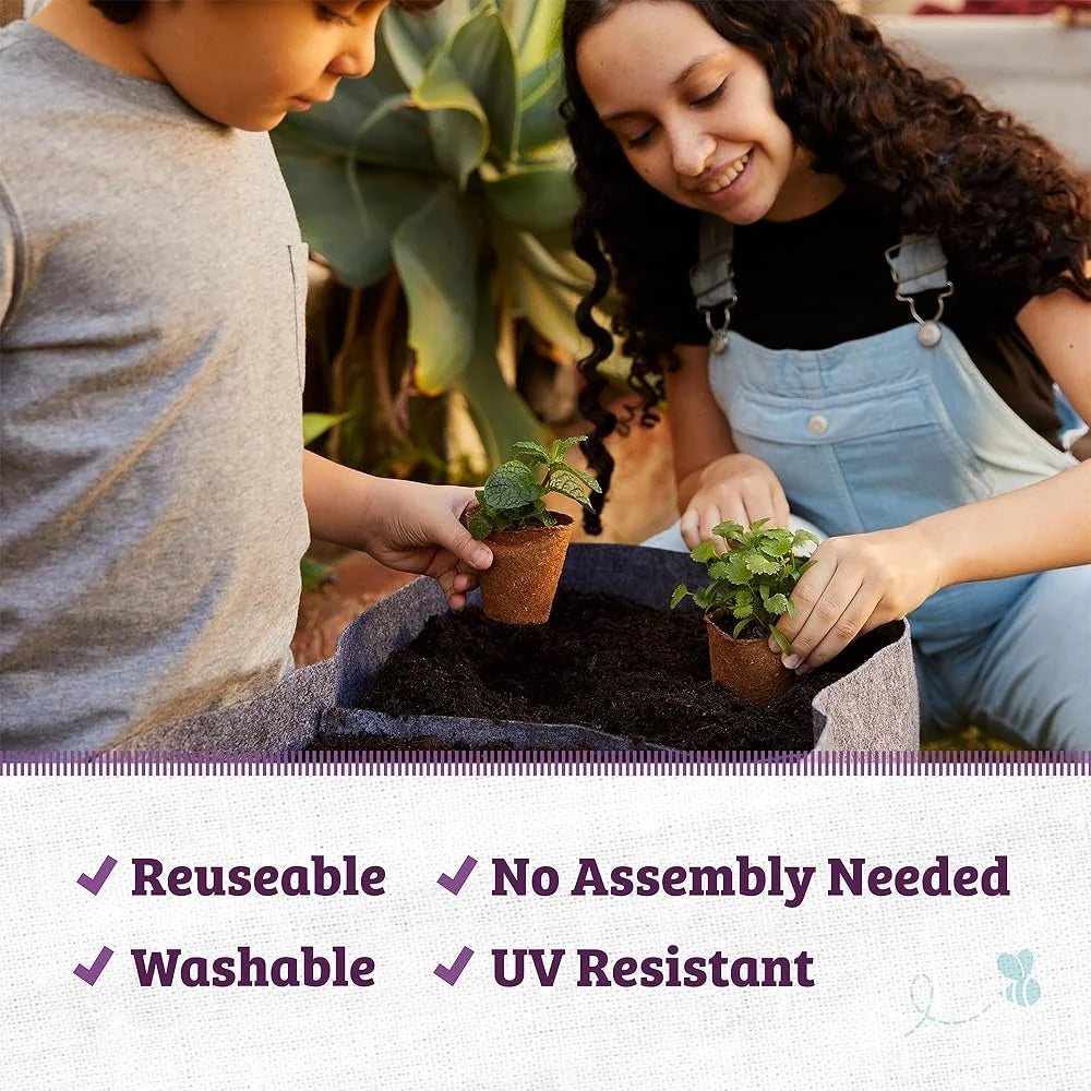 XMSJ Lightweight Portable Breathable Raised Garden Bed