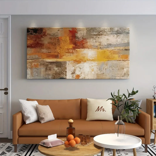 Hign-concerned Modern Horizontal Abstract Art Deco Canvas