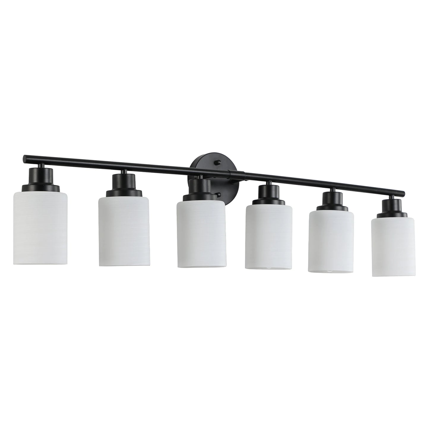 Modern Vanity Wall Light With Frosted Glass Lampshades