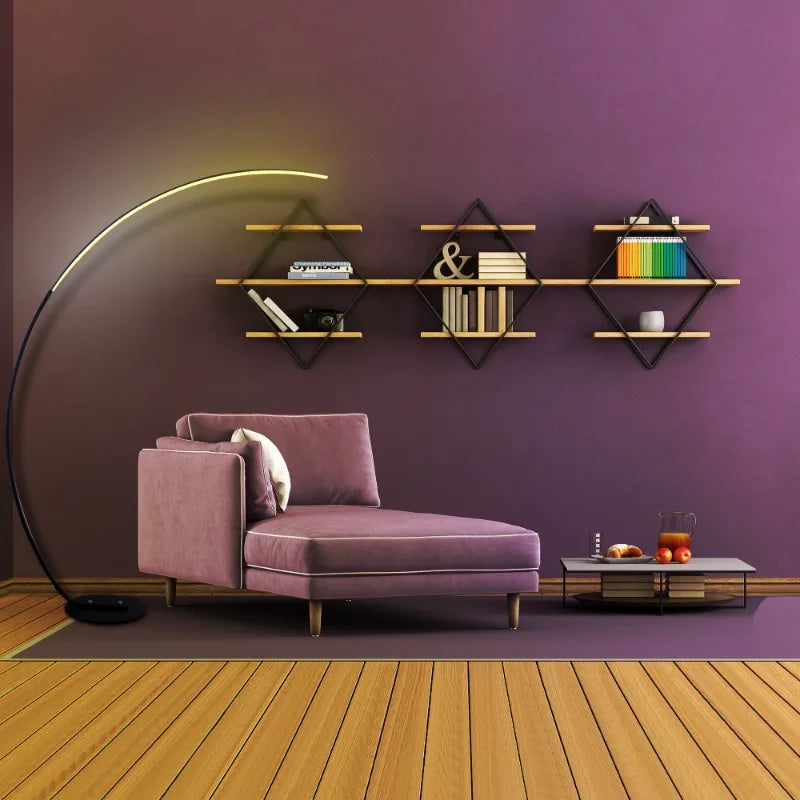 Hign-concerned Minimalist Arched Floor Lamp For Living Room