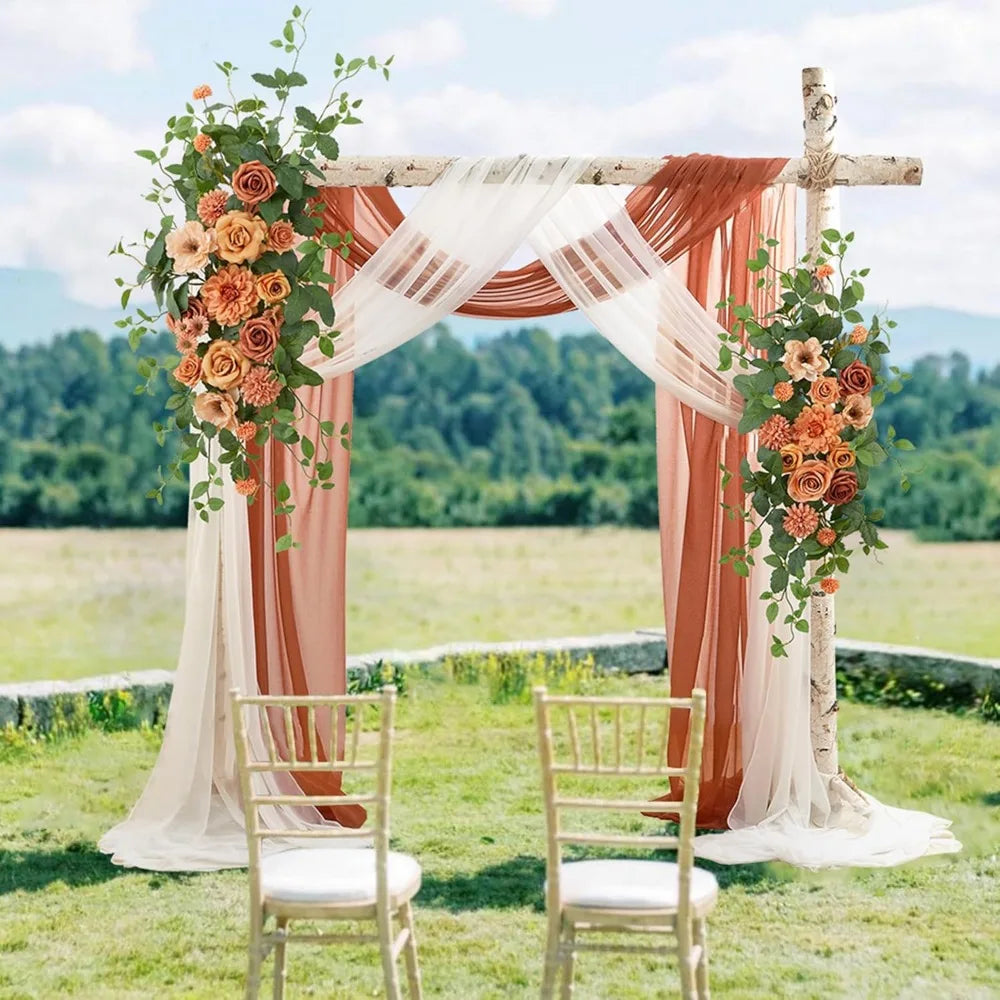 Artificial Wedding Arch Flowers Kit For Arch Decorations