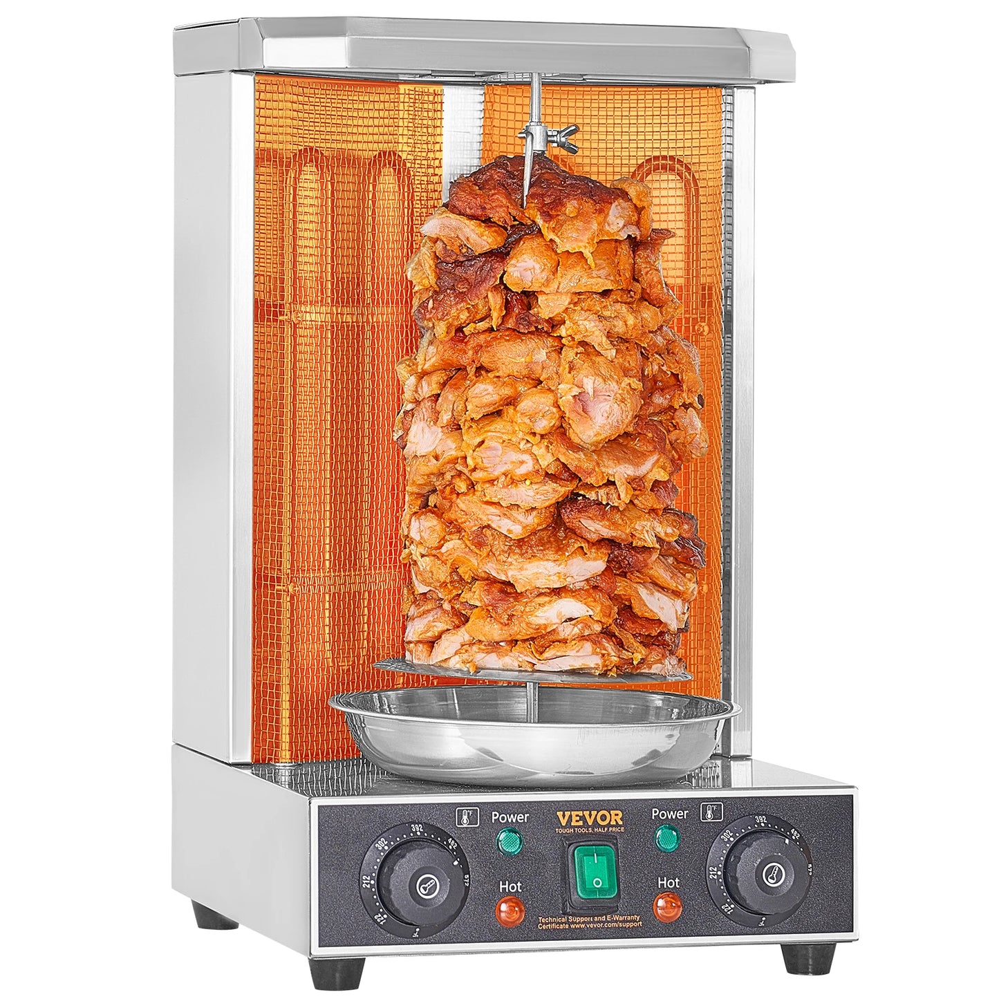 SucceBuy Electric Shawarma Grill Machine Vertical Broiler Oven