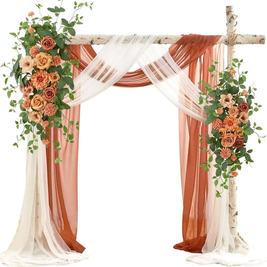 Artificial Wedding Arch Flowers Kit For Arch Decorations