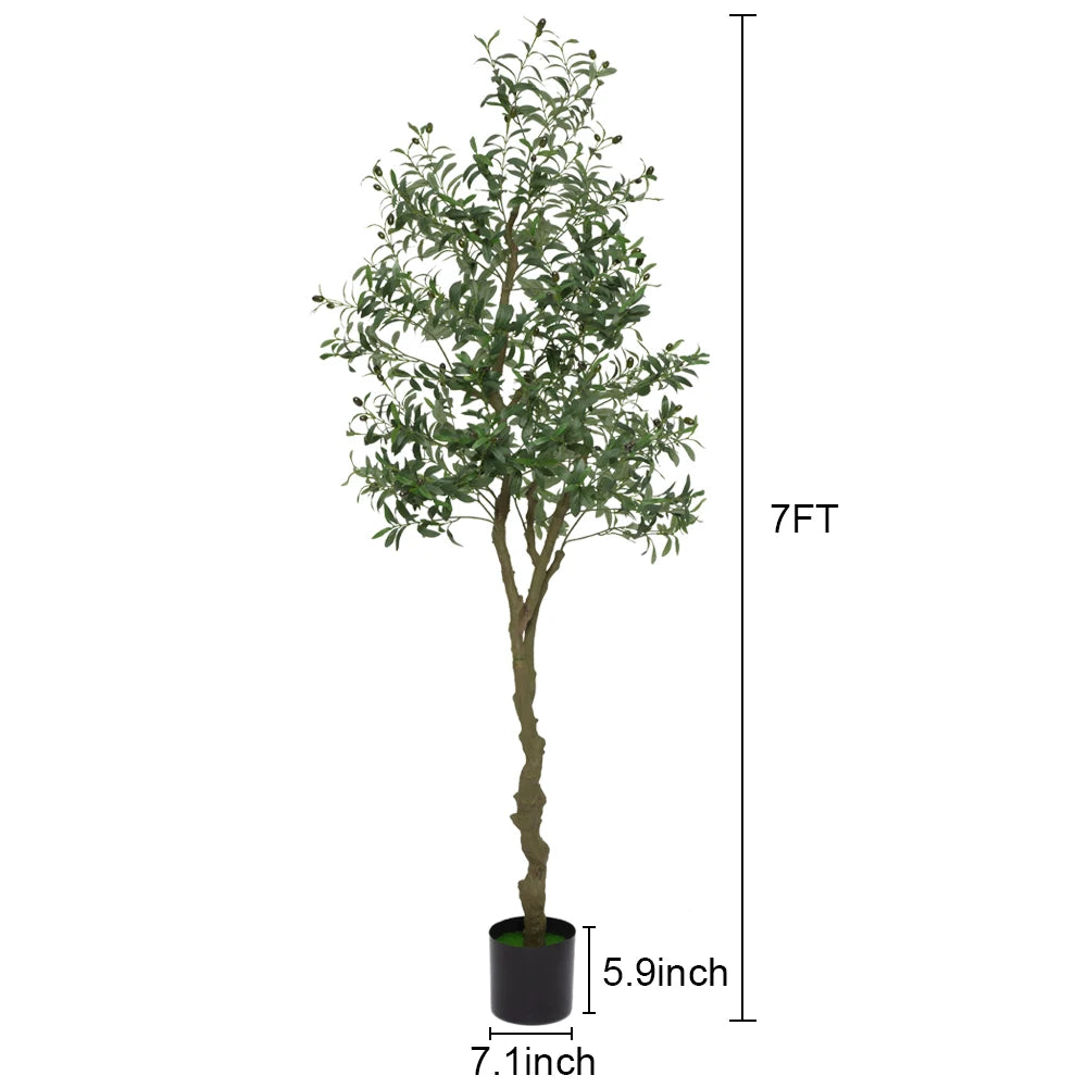 Twister Artificial Olive Tree Floor Decor for Modern Home