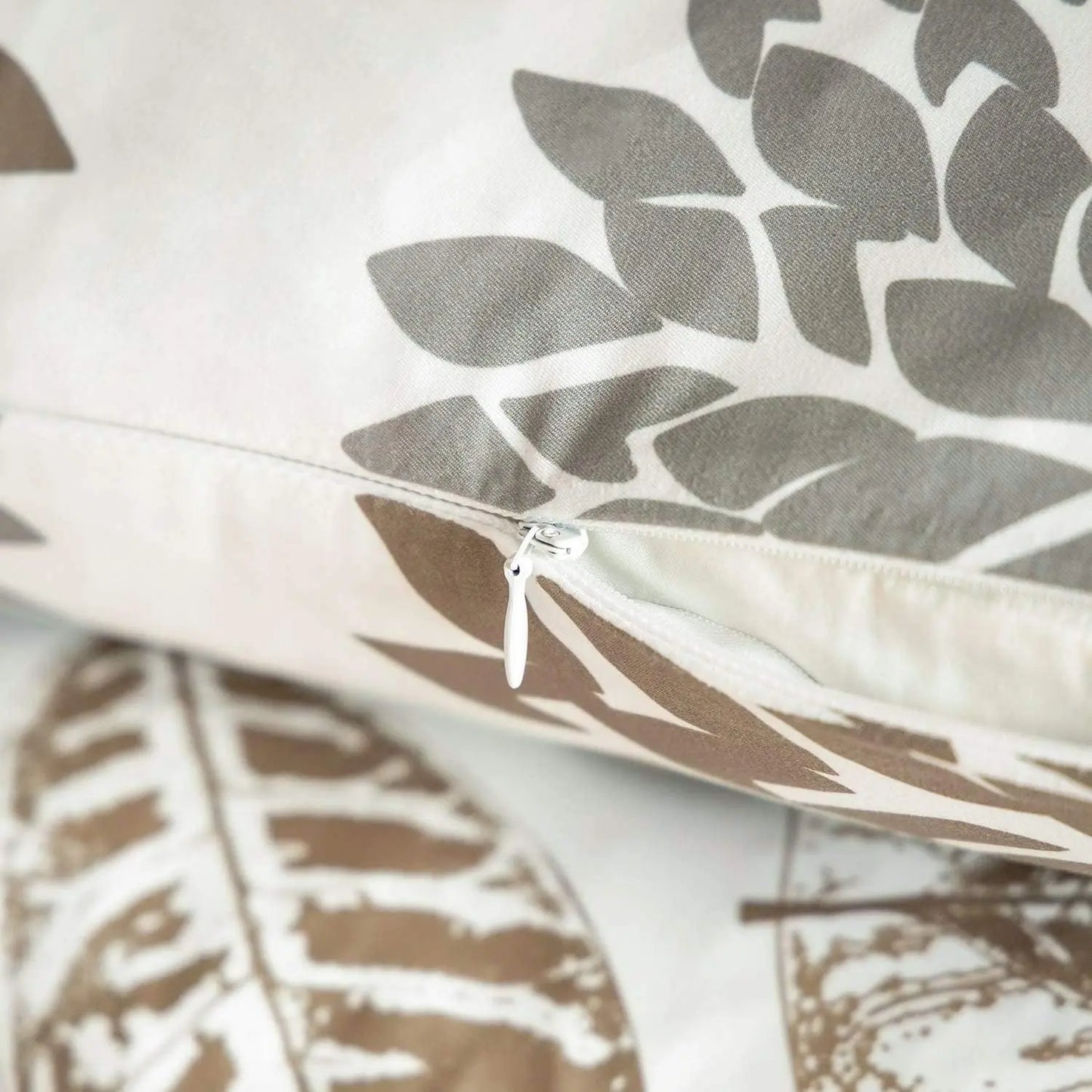 Craft of Weaving Set of 4 Fall Leaf Geometric Pillow Covers