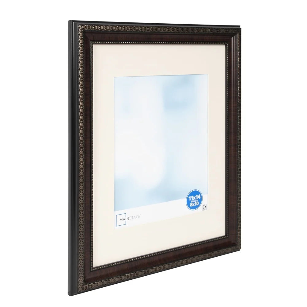 DUTRIEUX Classic Wood Picture Frame With Mat And Glass