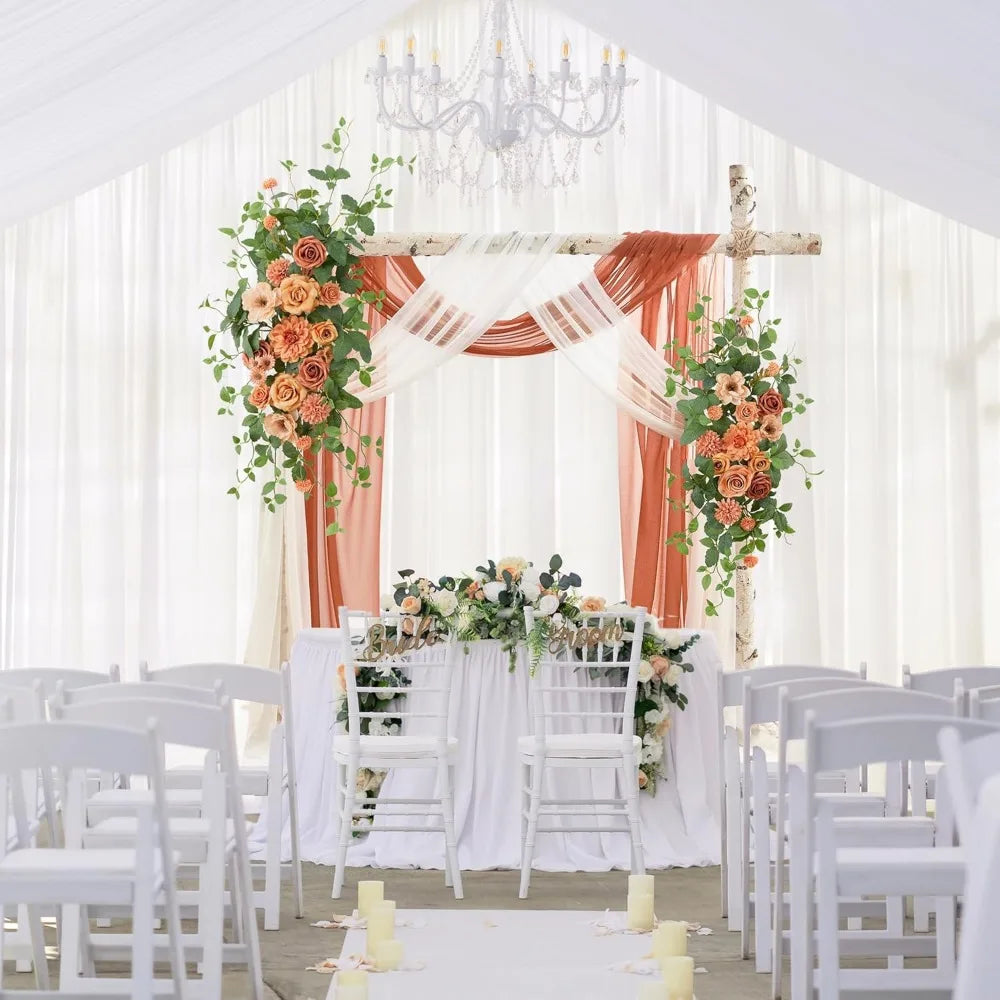 Artificial Wedding Arch Flowers Kit For Arch Decorations