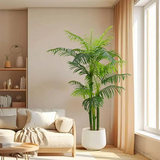 HiMISSCN Artificial Palm Tree Plant For Indoor Outdoor Use