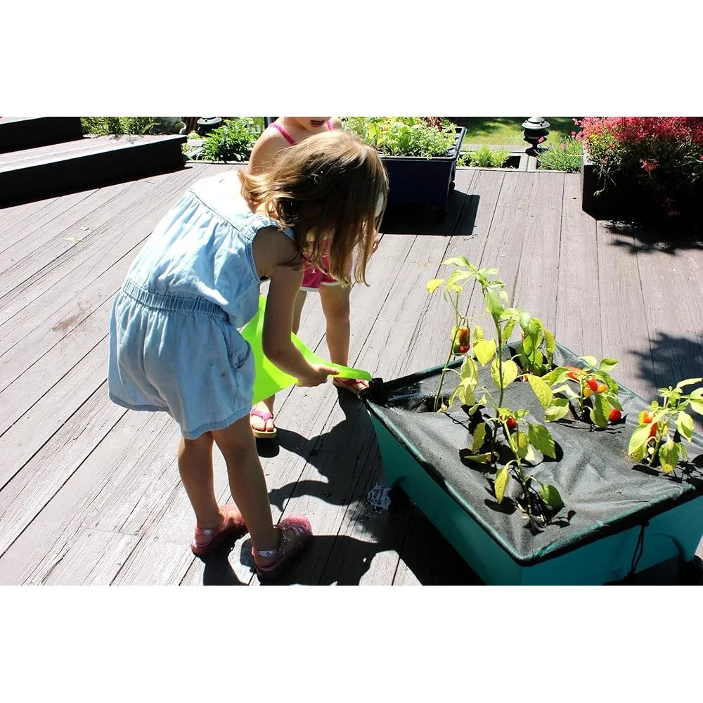 XMSJ Mobile Raised Bed Grow Box For Kids Self Watering