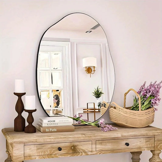Hign-concerned Irregular Wall Mirror For Bathroom Decor