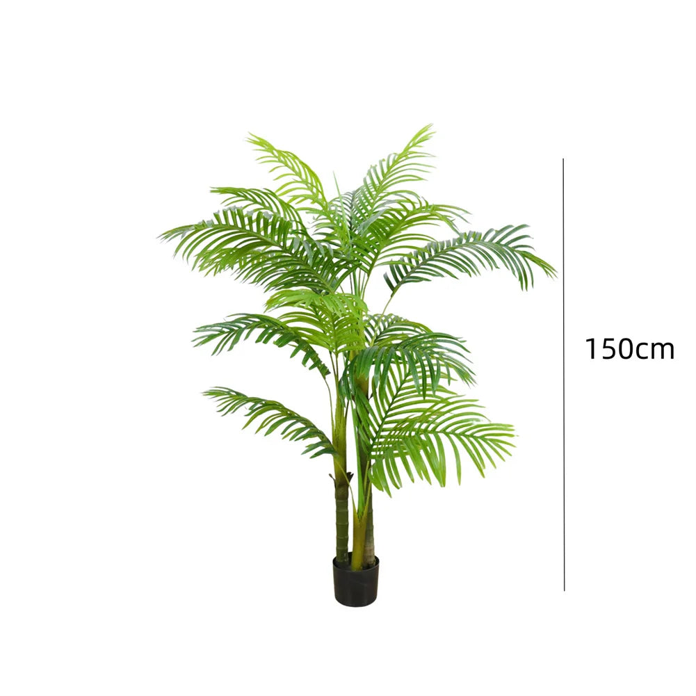 HiMISSCN Artificial Palm Tree Plant For Indoor Outdoor Use