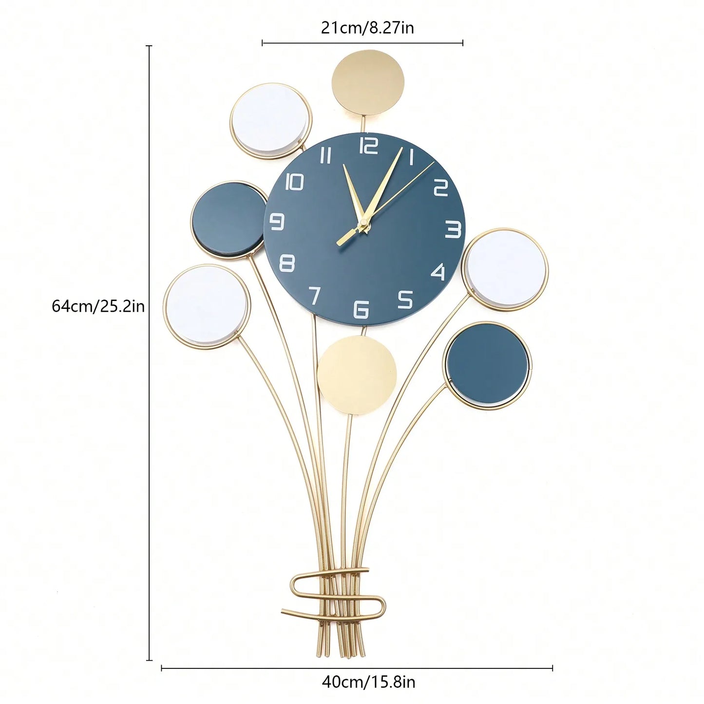 Warm Welcome Decor Balloon Wall Clock Battery Operated