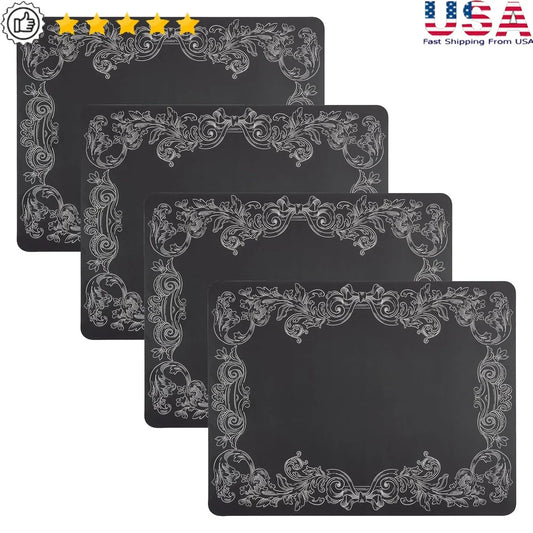 Warm Welcome Decor Cork Placemat Chic Floral Charger Plates
