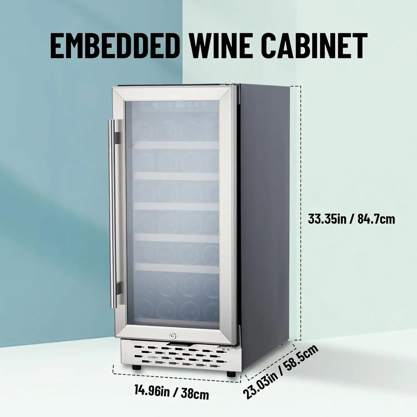 Warm Welcome Decor Wine Refrigerator Temp Control Led
