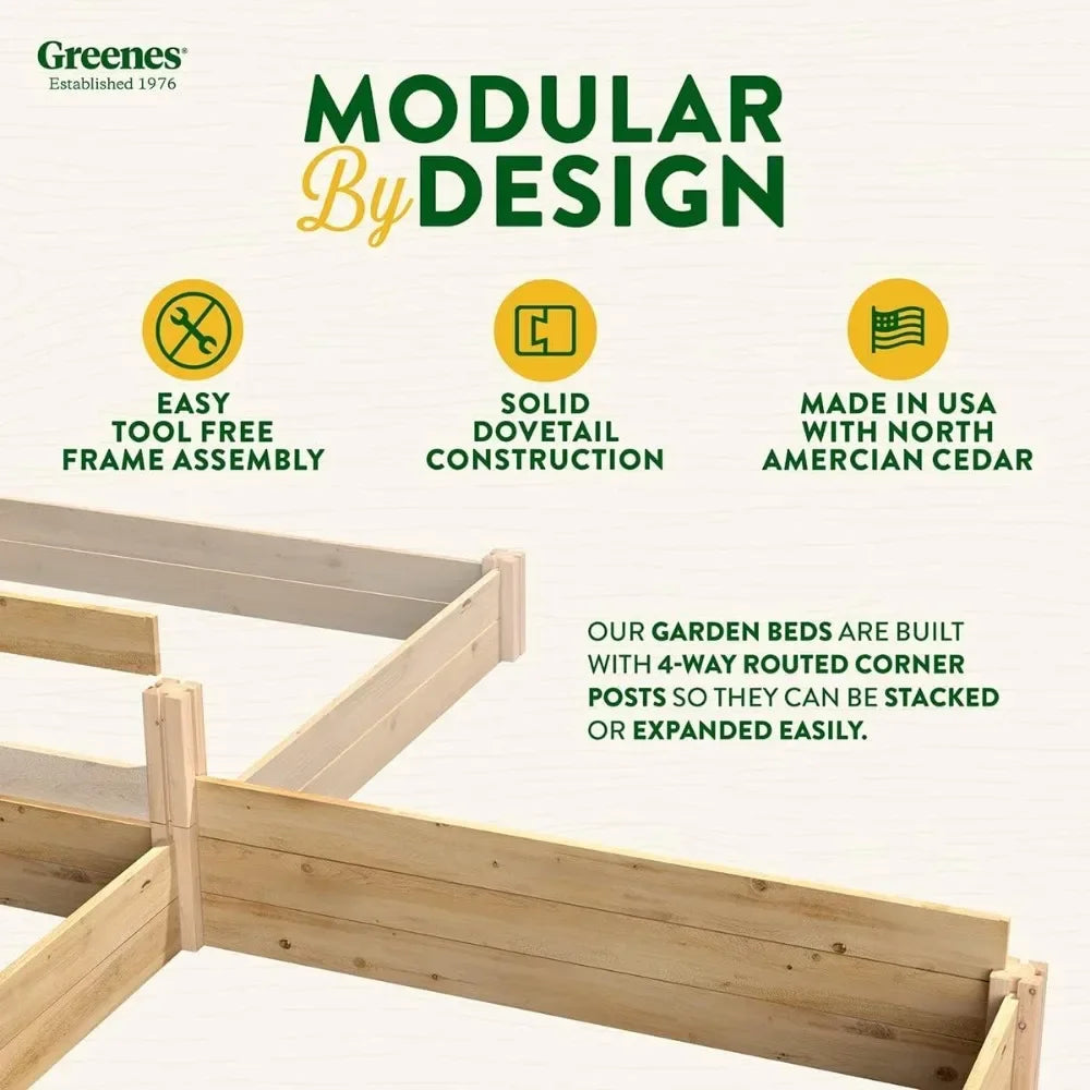 Premium Cedar Raised Garden Bed North American Cedar