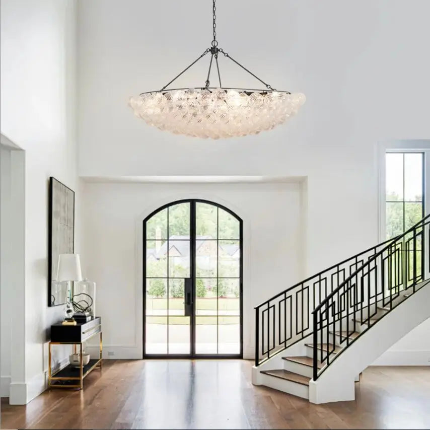 Bubble Chandelier Modern Luxury Pendant Light Globe Glass