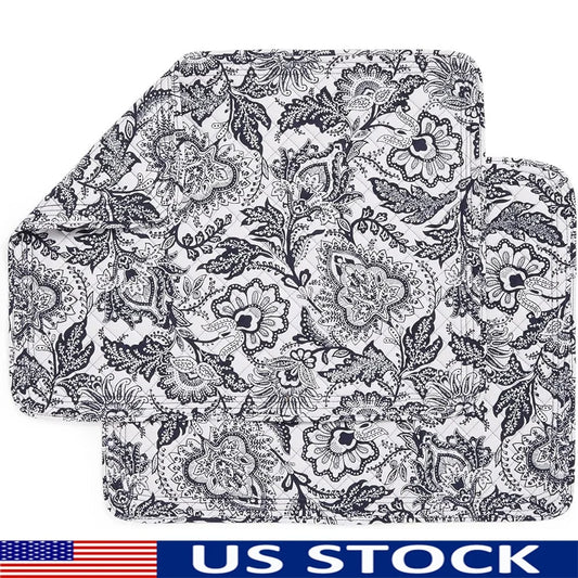 Warm Welcome Decor Reversible Cotton Placemats 2 Pack