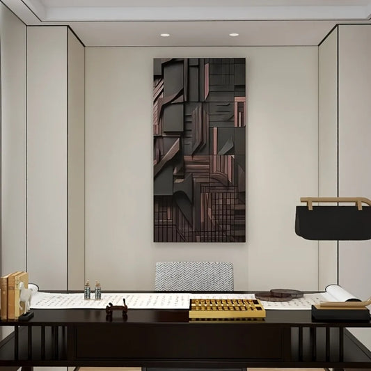 Hign-concerned Abstract Geometric Canvas Wall Art Cubist