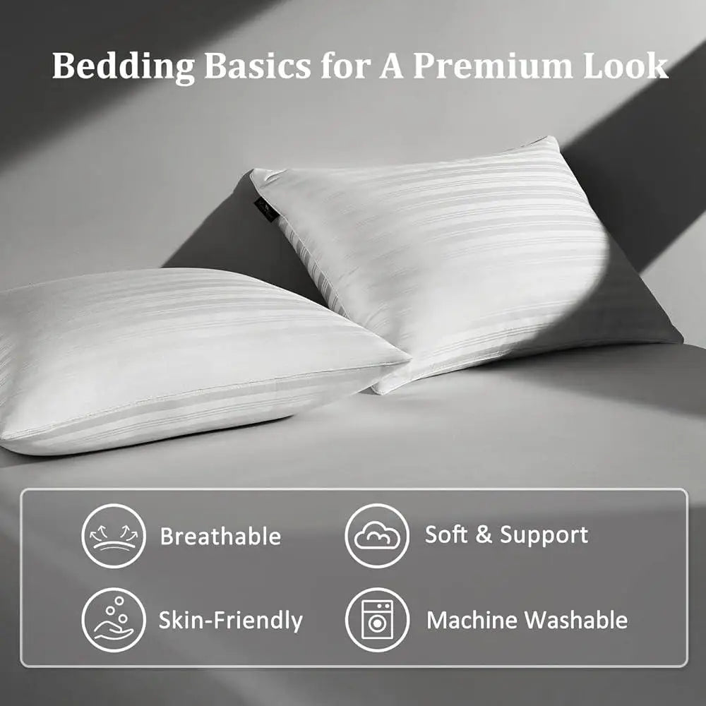 DUTRIEUXCN Goose Down Pillows Set All Sleep Positions