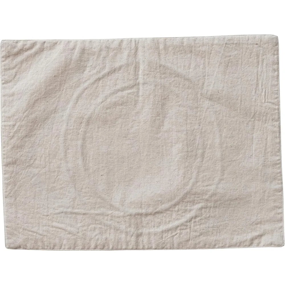 Warm Welcome Decor Woven Linen Embroidered Placemat Fruit