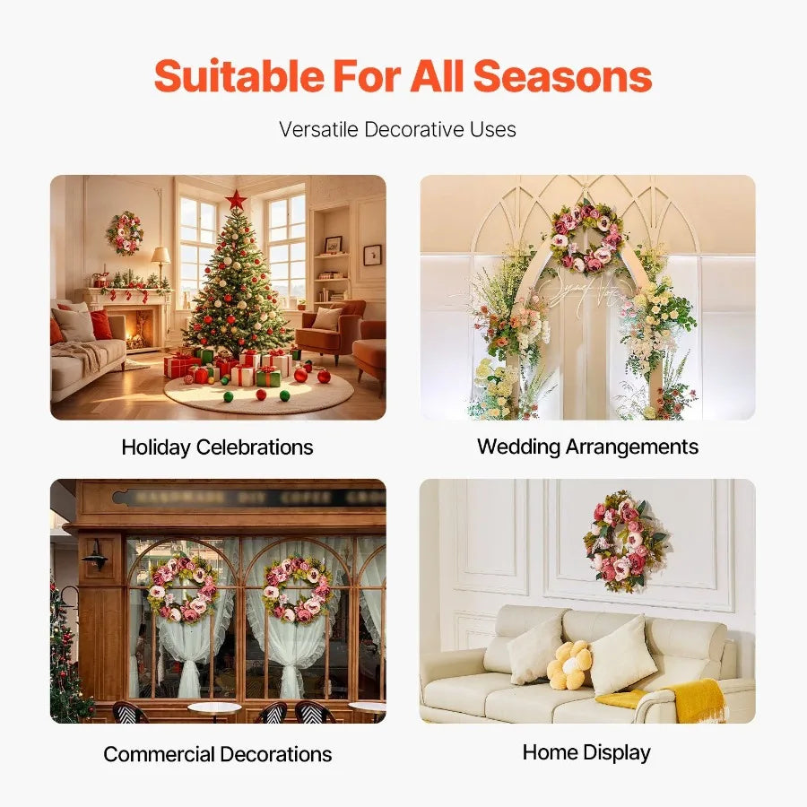 Guangdong Artificial Drative Wreath Decor For All Seasons