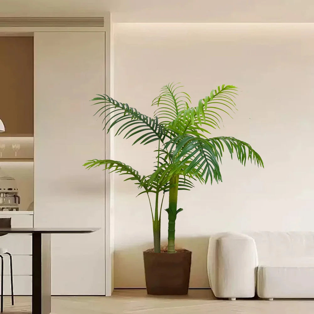 HiMISSCN Artificial Palm Tree Plant For Indoor Outdoor Use