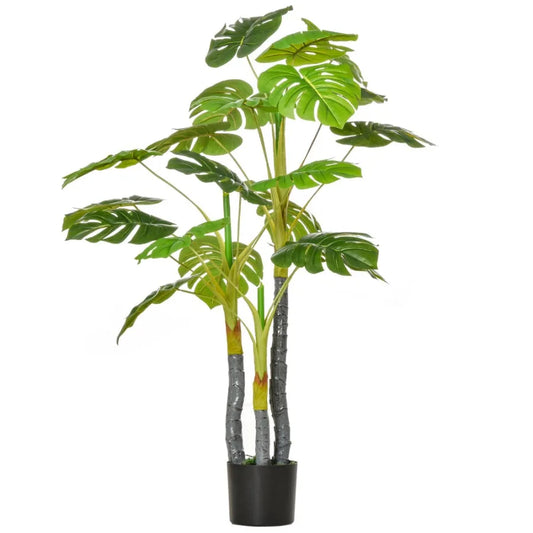HOMCOM Monstera Tree Artificial Plant Indoor Outdoor