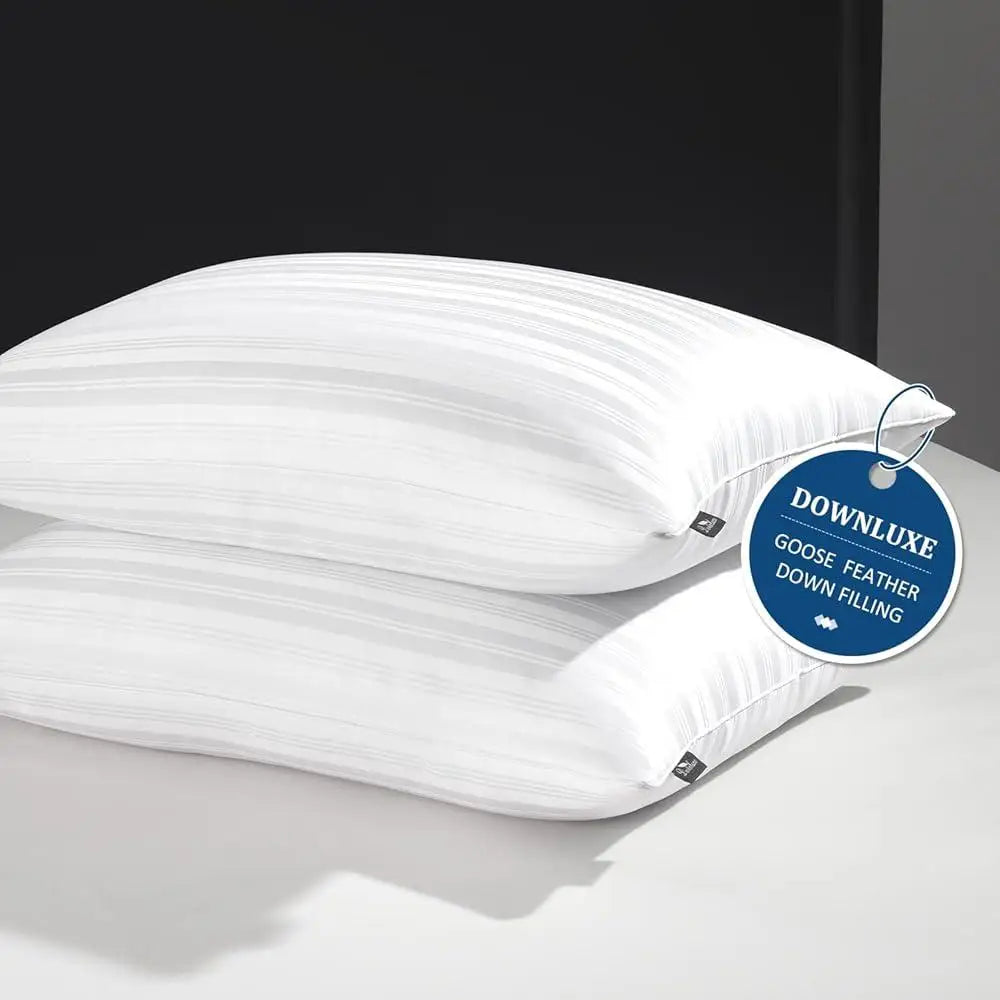 DUTRIEUXCN Goose Down Pillows Set All Sleep Positions