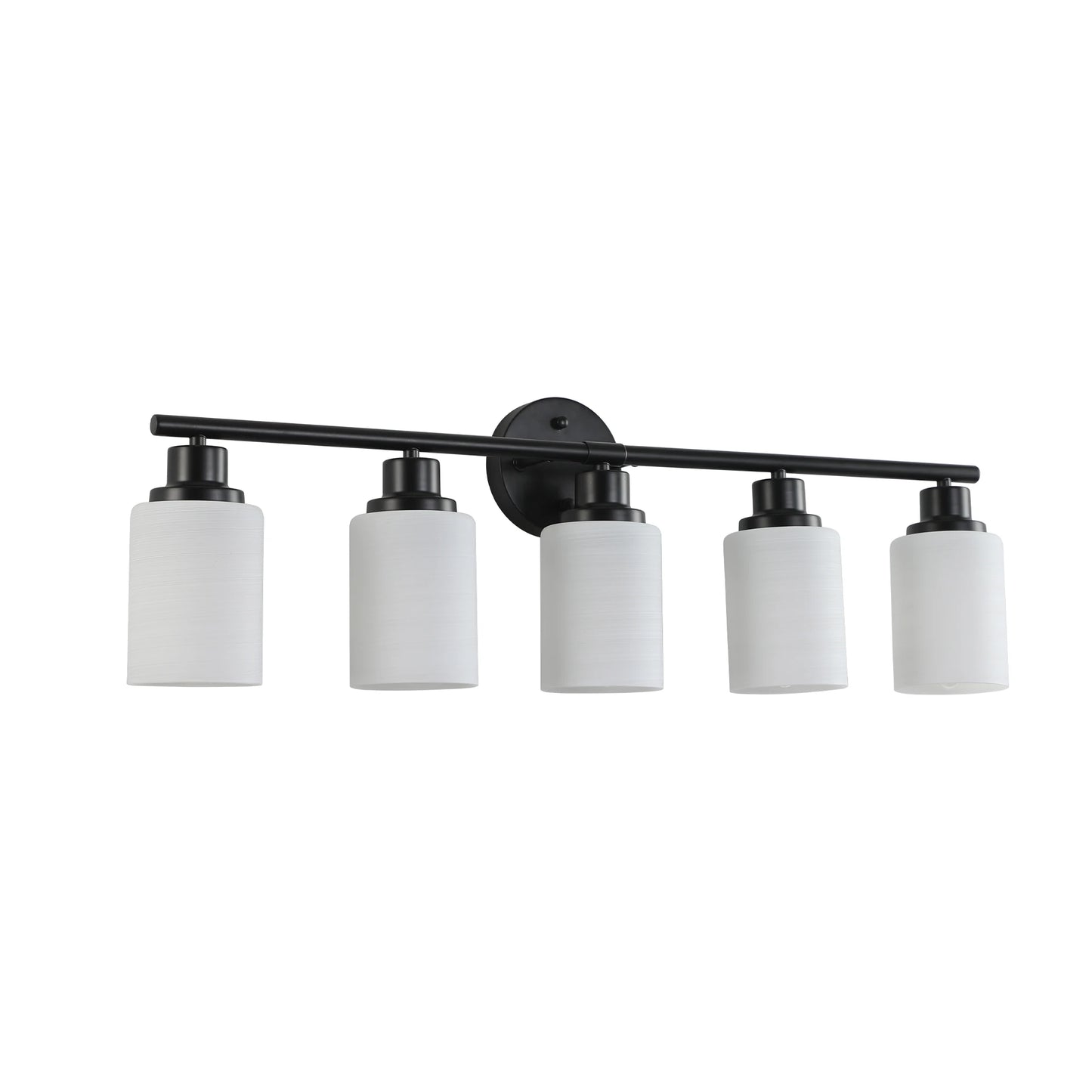 Modern Vanity Wall Light With Frosted Glass Lampshades