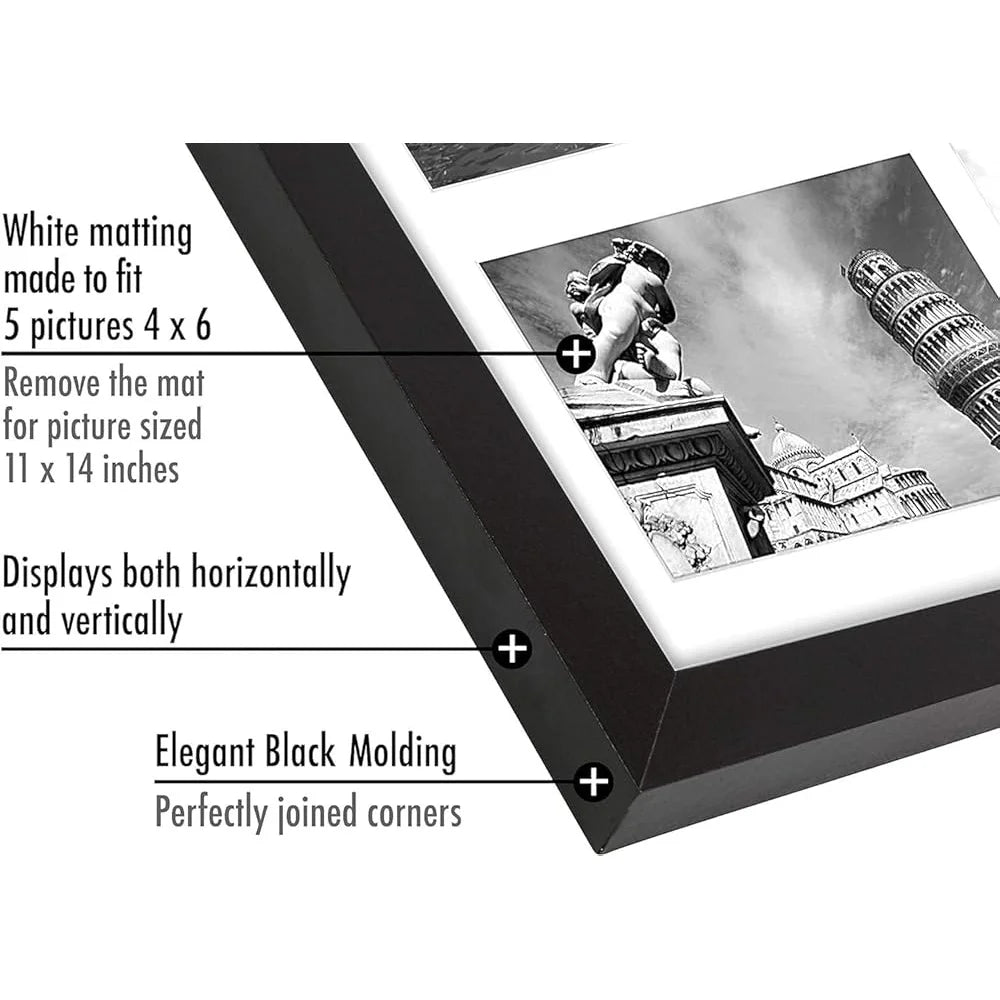 DUTRIEUX Collage Picture Frame For 5 Photos Modern Design
