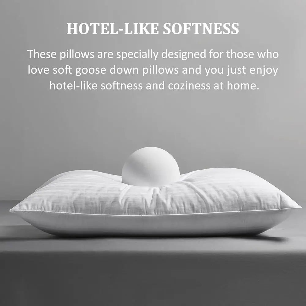 DUTRIEUXCN Goose Down Pillows Set All Sleep Positions