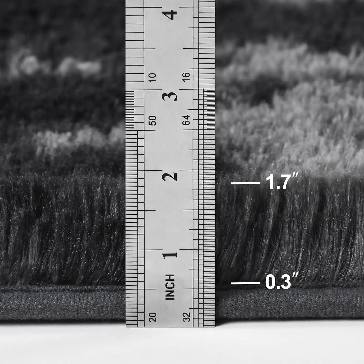 Lochas Plush Velvet Rugs Tie Dye Shaggy for Living Room