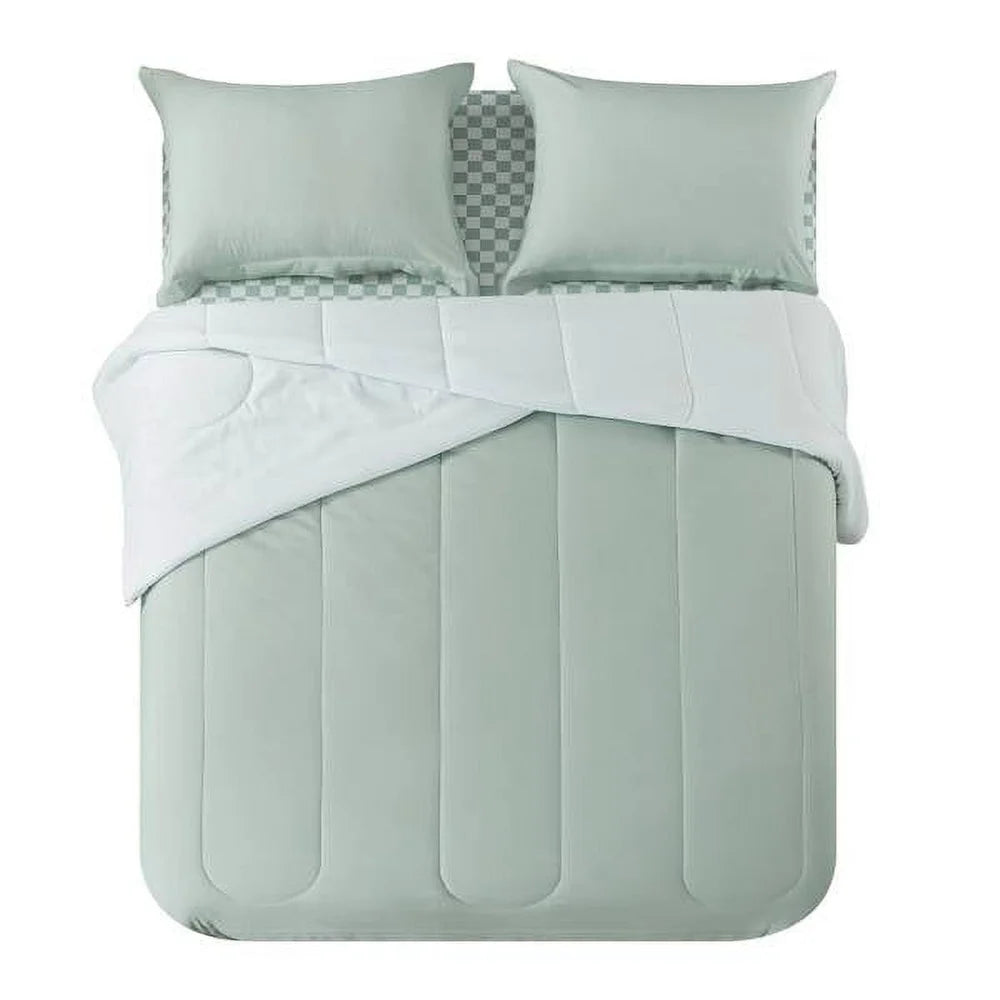 DUTRIEUXCN 7 Piece Reversible Bed In A Bag Comforter Set