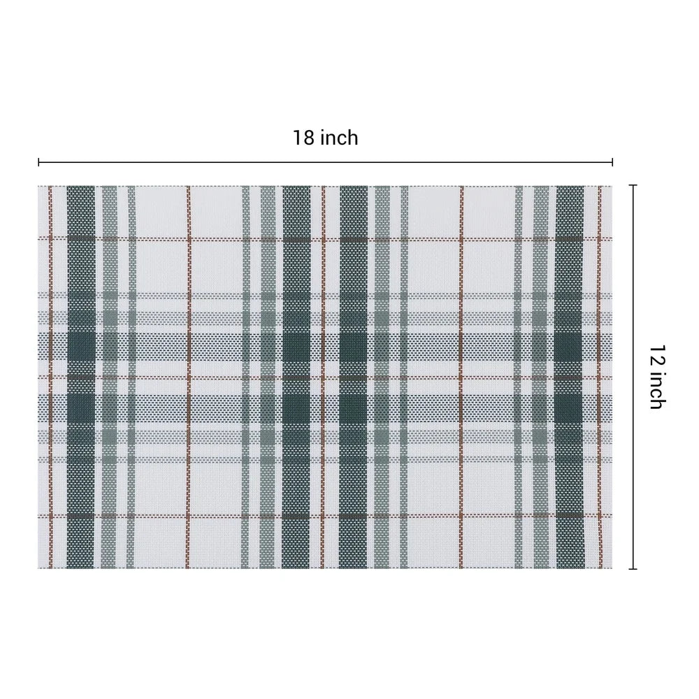 Warm Welcome Decor Washable Placemats Waterproof Non Slip