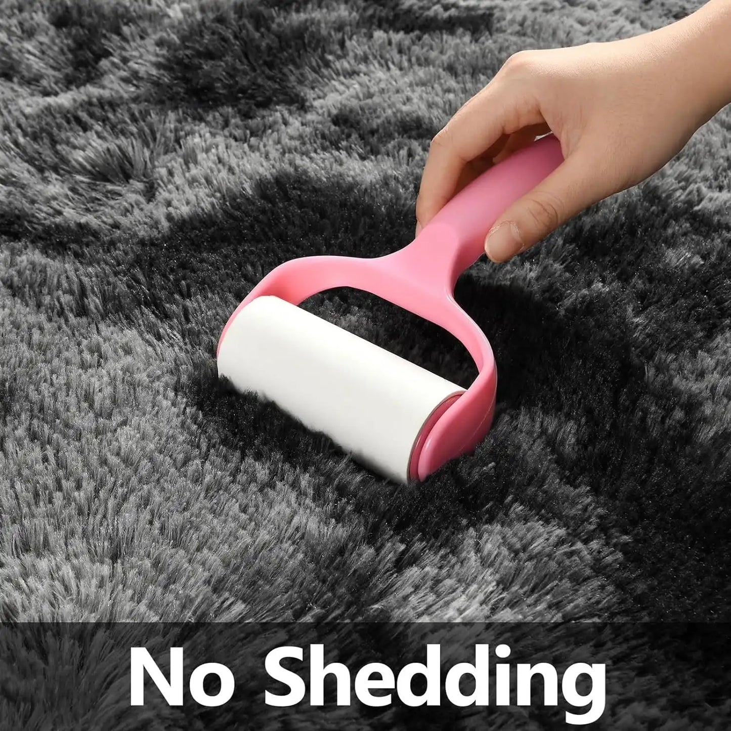 Lochas Plush Velvet Rugs Tie Dye Shaggy for Living Room