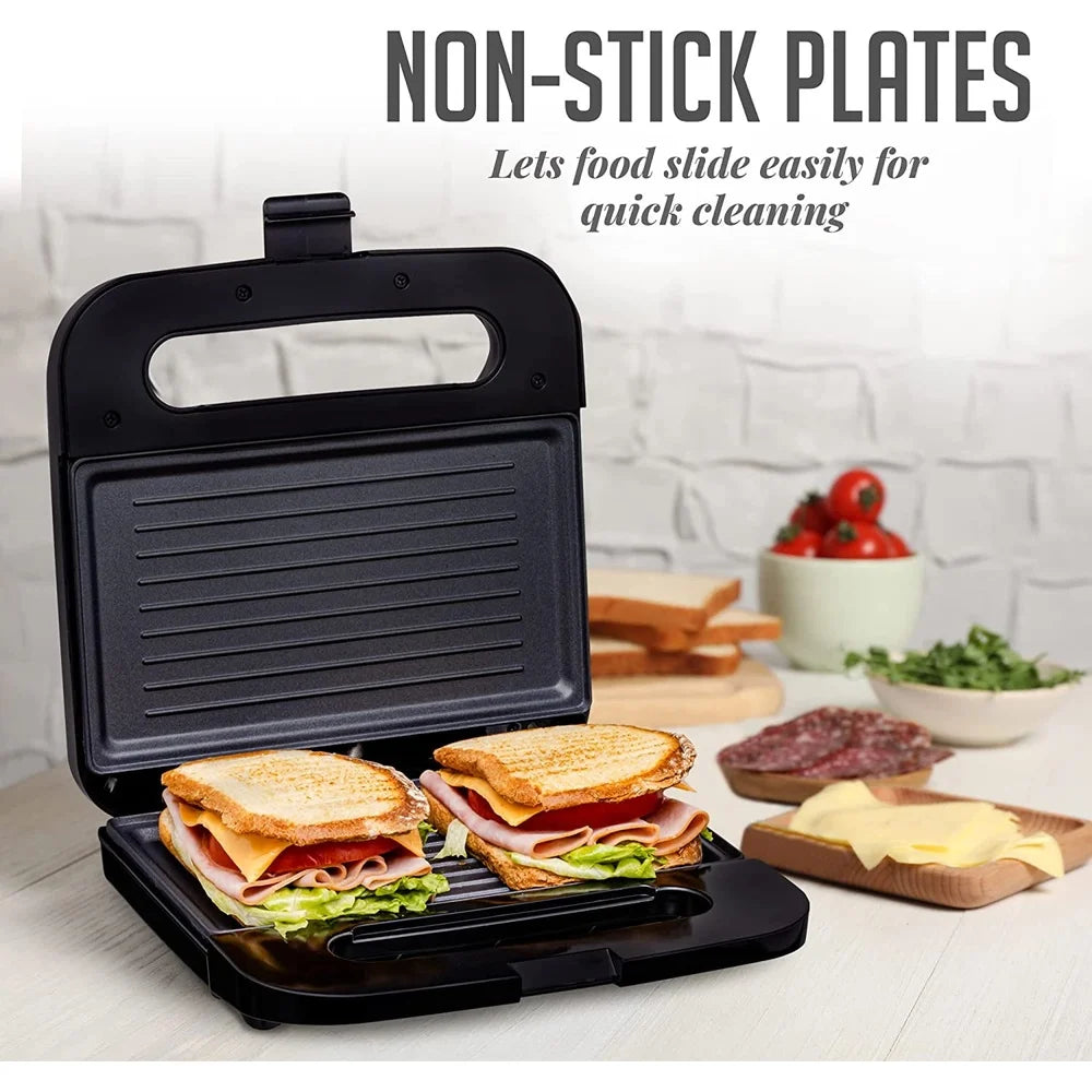 Warm Welcome Decor Panini Press Grill With Nonstick Plates