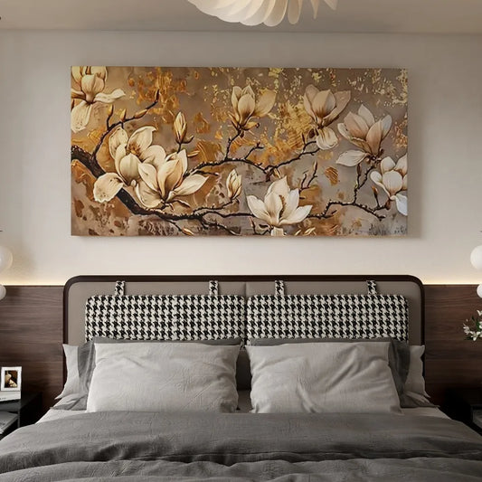 Hign Concerned Golden Lily Canvas Art Large Wall Mural