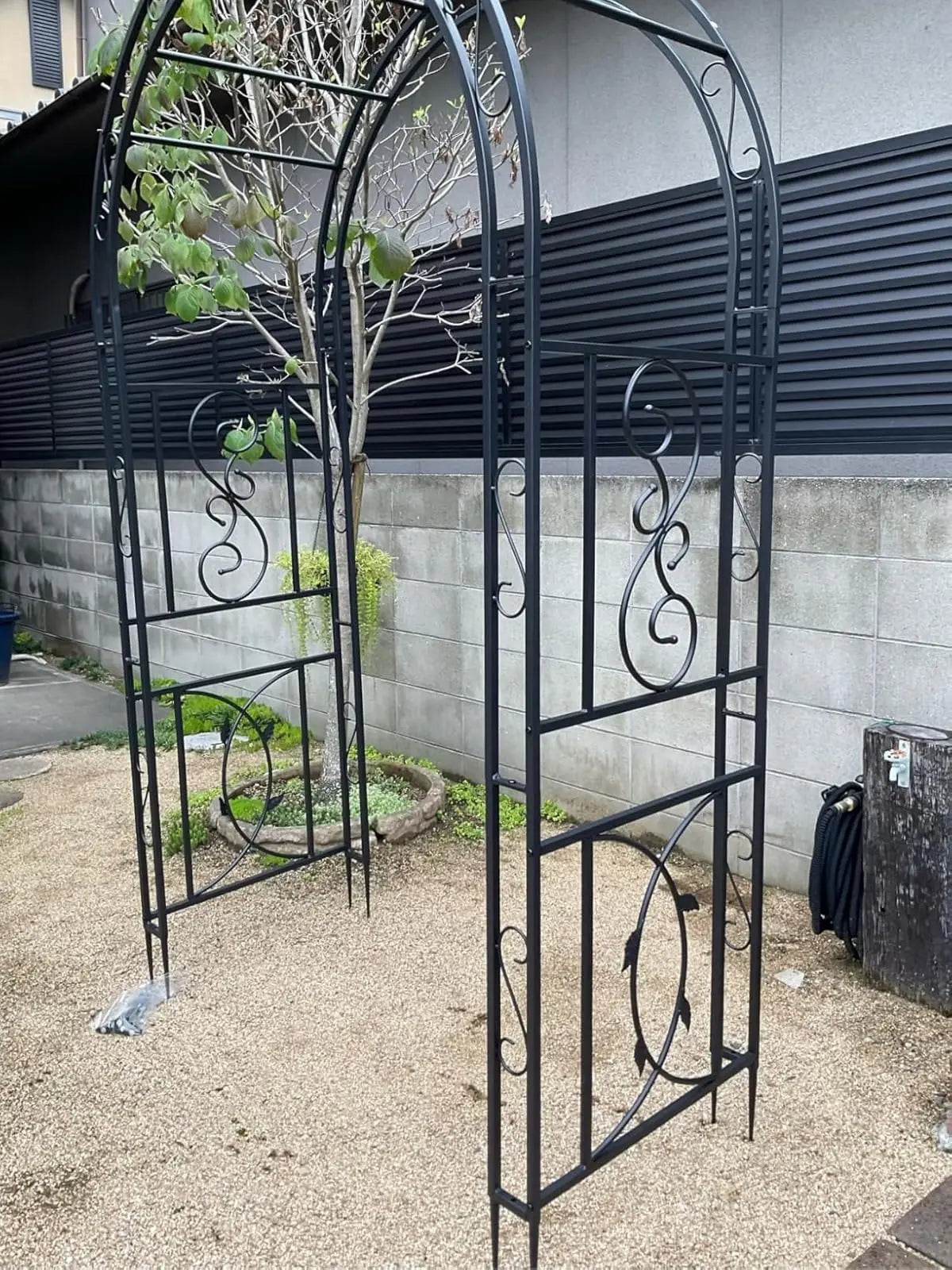 Feature Iron Garden Trellis Arch For Climbing Plants