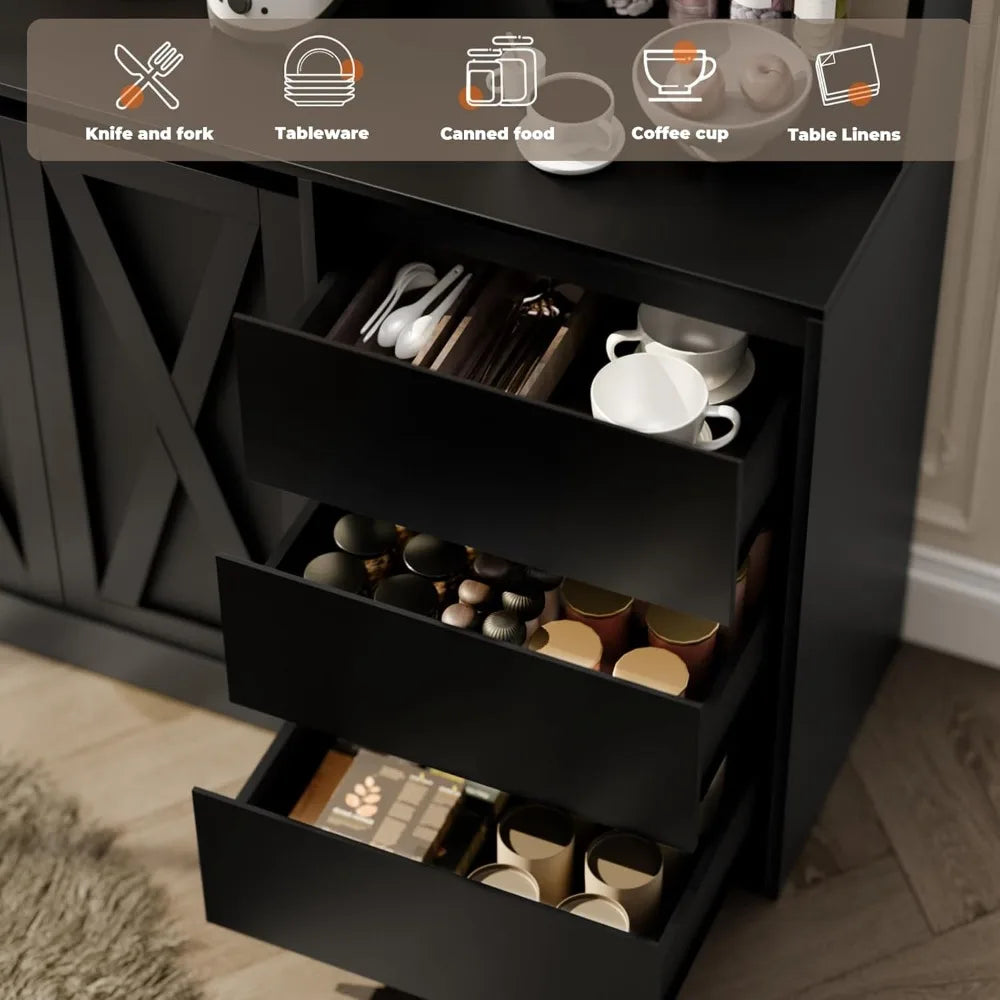 Warm Welcome Decor Farmhouse Pantry Cabinet Led Light