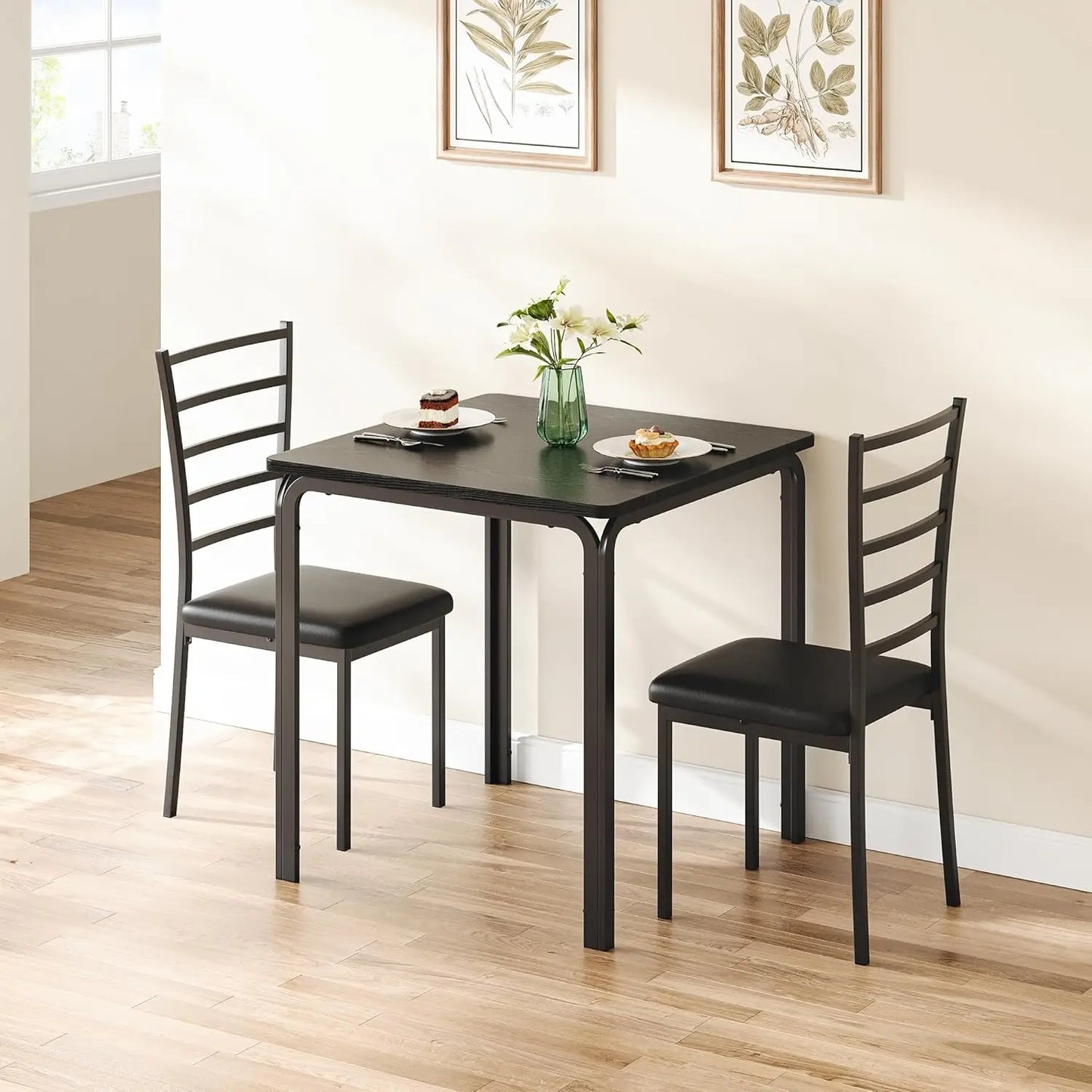 Warm Welcome Decor Modern Dining Table Set For Small Spaces
