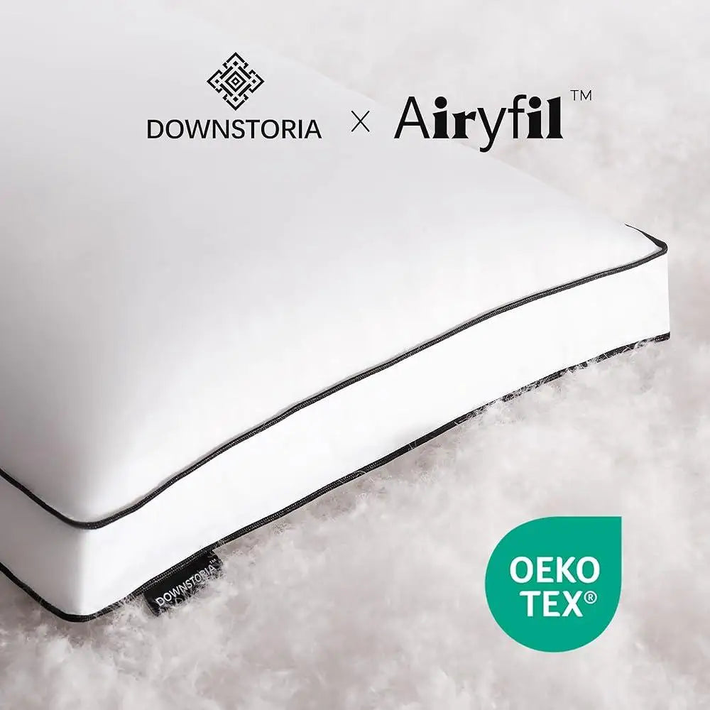 DUTRIEUXCN Luxury Down Pillows Set of 2 Hotel Quality