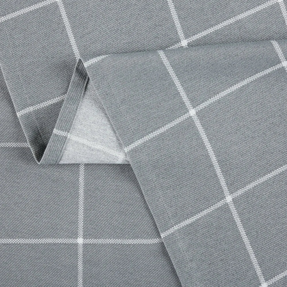 Warm Welcome Decor Windowpane Tablecloth Cotton Blend