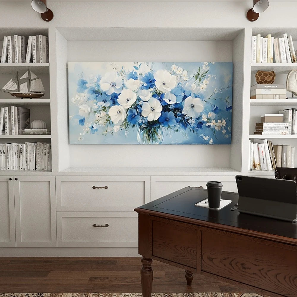 Hign-concerned Chemical Pine Wood Frame Canvas Wall Art