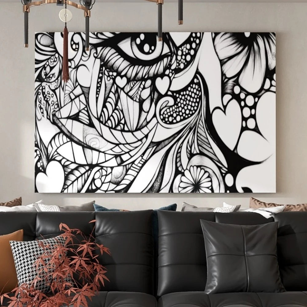Solid Wood Frame Canvas Wall Art Gift