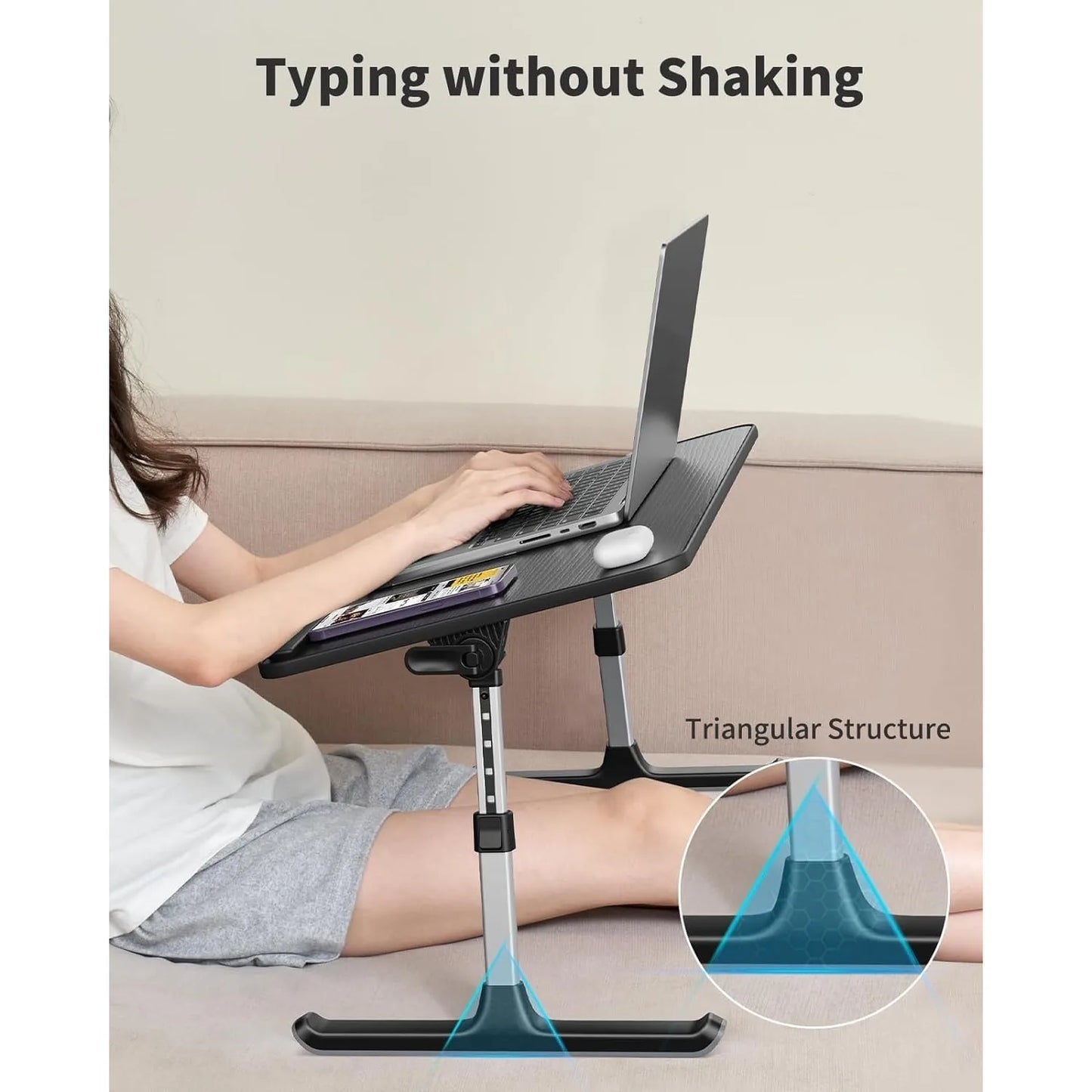 Warm Welcome Decor Adjustable Laptop Desk for Bed SAIJI